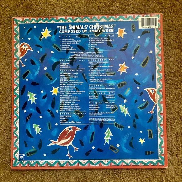 ART GARFUNKEL/ AMY GRANT - THE ANIMAL’s CHRISTMAS - Picture 2 of 6